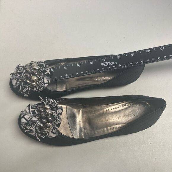 ISABELLA FLORE Women’s Genuine Leather Made in Italy Vero Cuoio Size 8.5 M Black - Picture 8 of 12